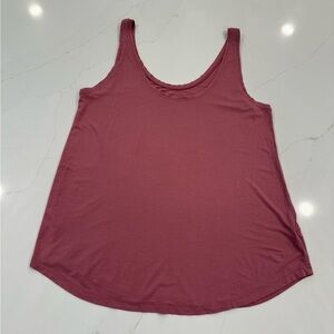 A New Day Dusty Rose Swing Tank Top